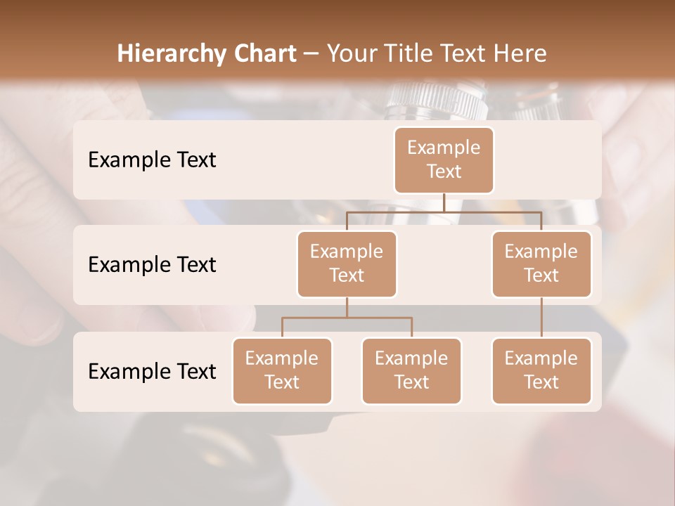 A Person Using A Microscope To Examine Something PowerPoint Template