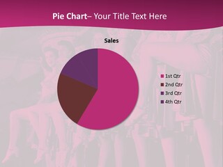 A Group Of Women Sitting On Top Of A Carousel PowerPoint Template