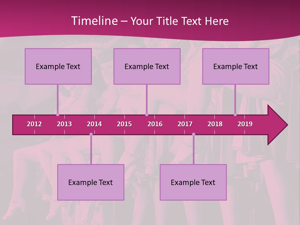 A Group Of Women Sitting On Top Of A Carousel PowerPoint Template