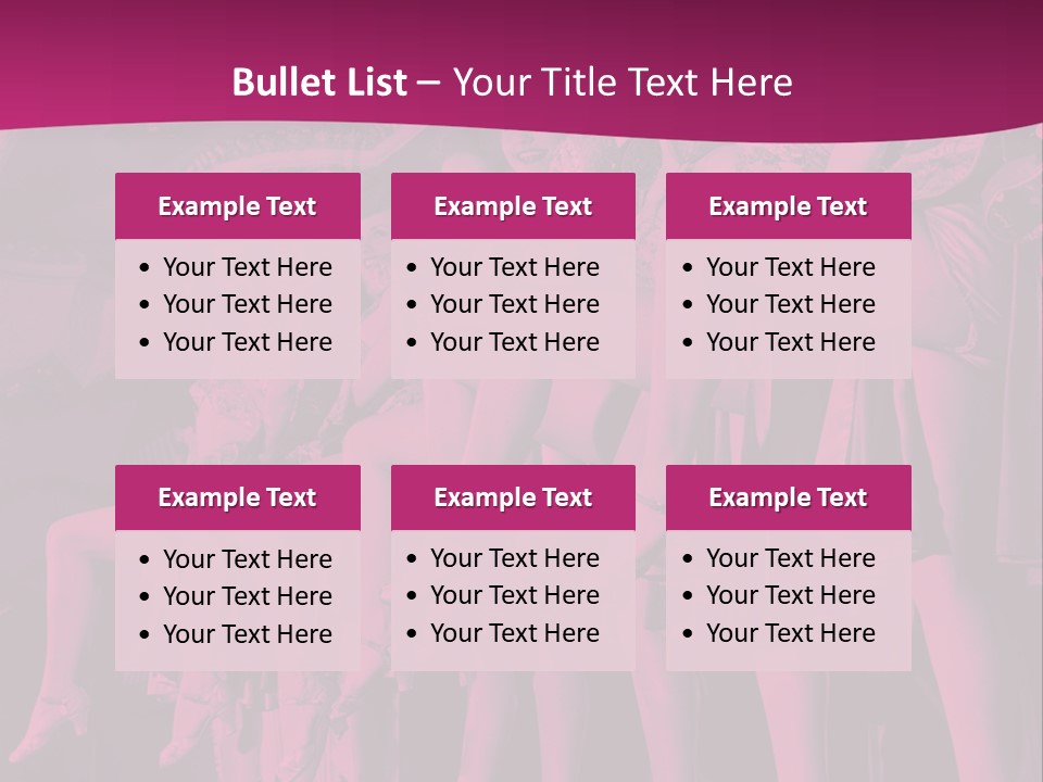A Group Of Women Sitting On Top Of A Carousel PowerPoint Template