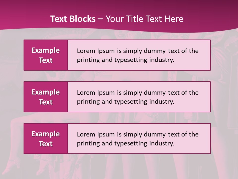 A Group Of Women Sitting On Top Of A Carousel PowerPoint Template