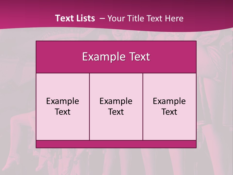 A Group Of Women Sitting On Top Of A Carousel PowerPoint Template