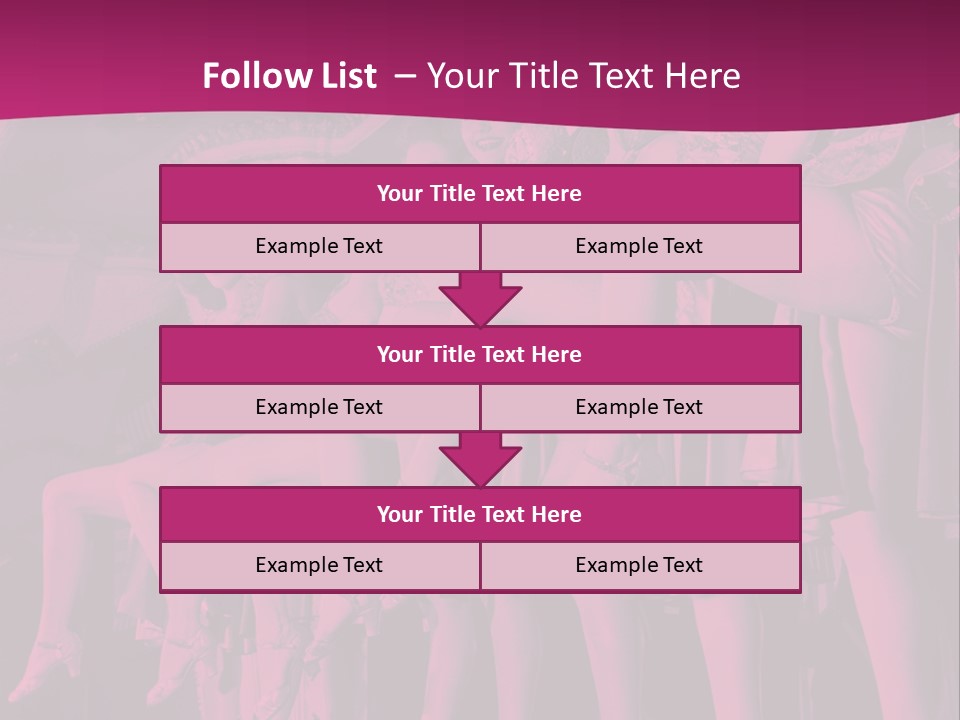 A Group Of Women Sitting On Top Of A Carousel PowerPoint Template