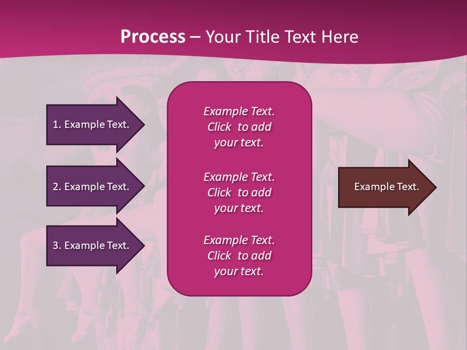 A Group Of Women Sitting On Top Of A Carousel PowerPoint Template