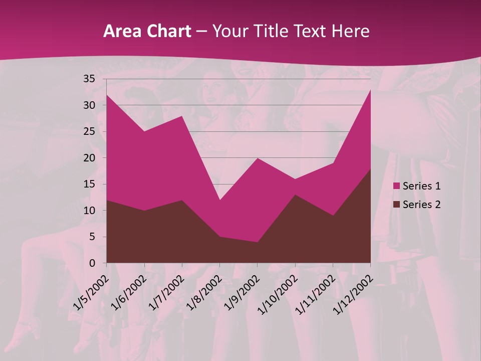 A Group Of Women Sitting On Top Of A Carousel PowerPoint Template