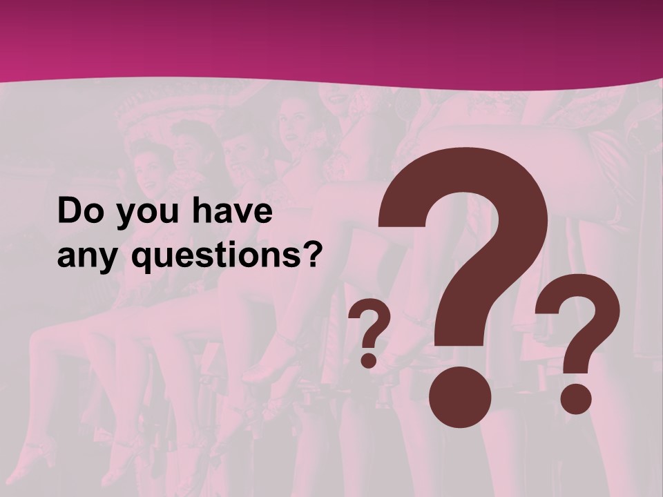 A Group Of Women Sitting On Top Of A Carousel PowerPoint Template