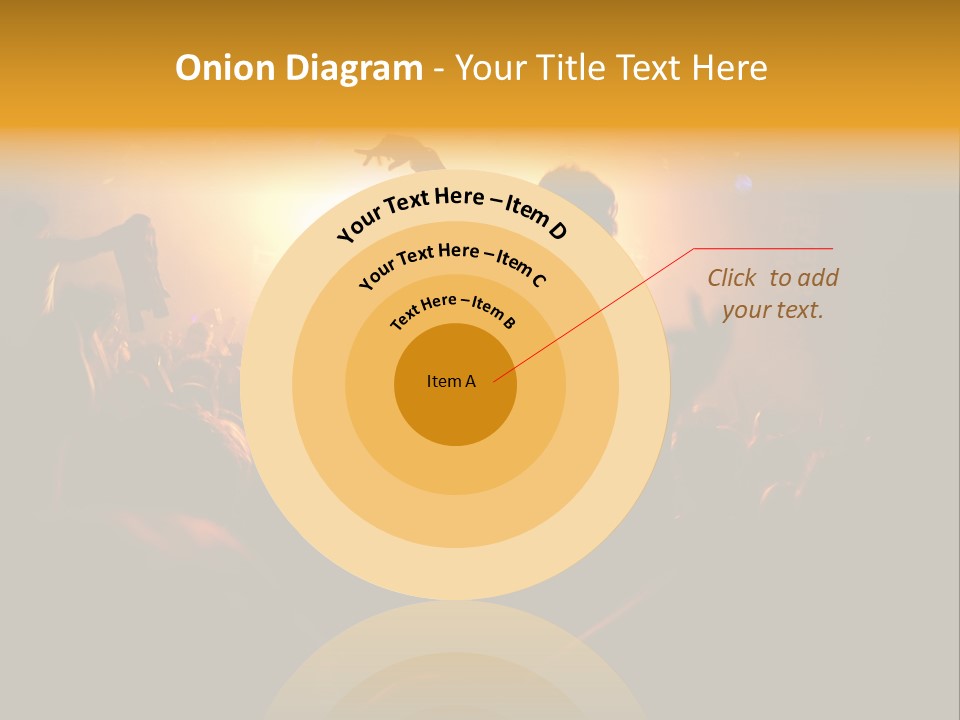 A Crowd Of People At A Concert With Their Arms In The Air PowerPoint Template