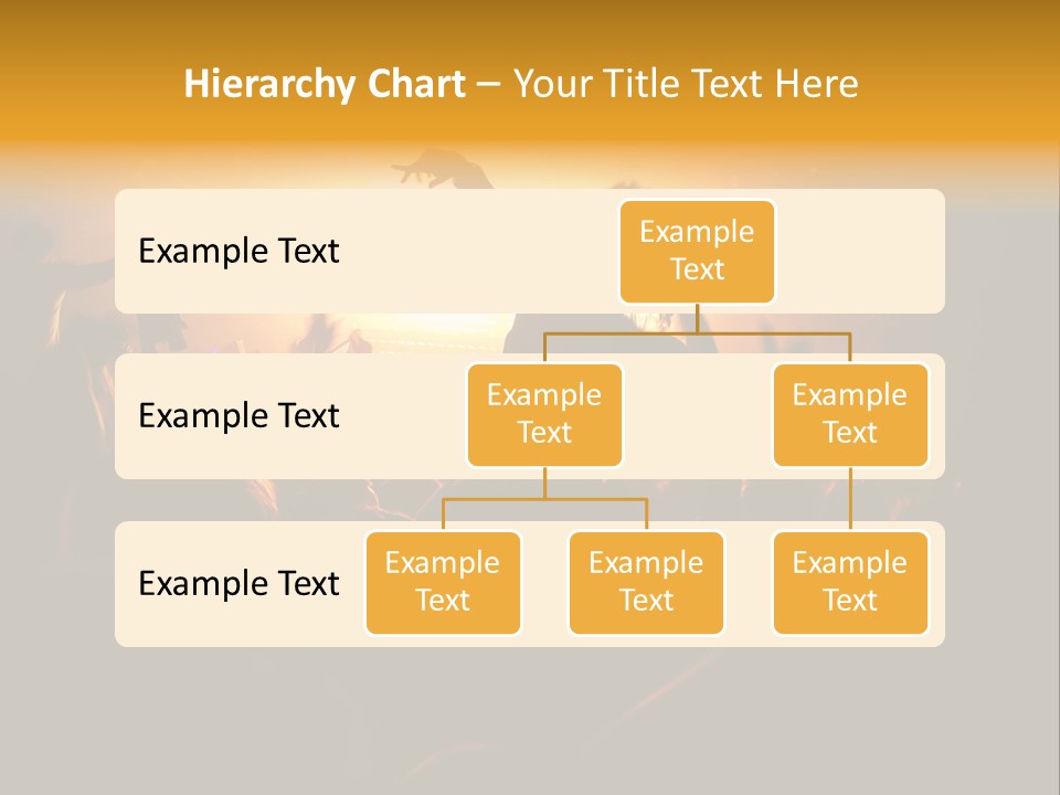 A Crowd Of People At A Concert With Their Arms In The Air PowerPoint Template