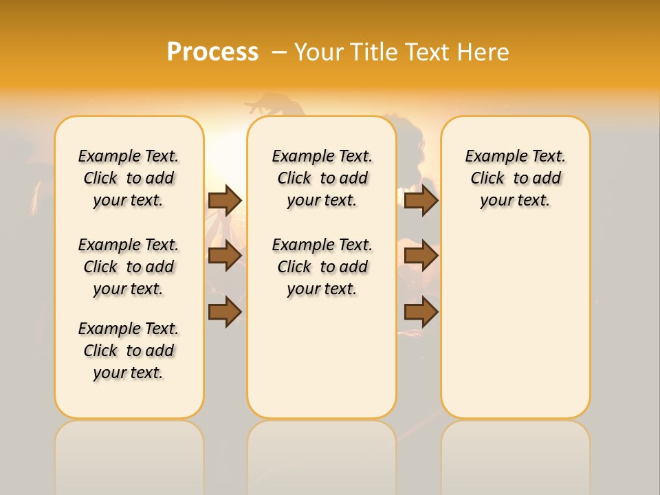 A Crowd Of People At A Concert With Their Arms In The Air PowerPoint Template