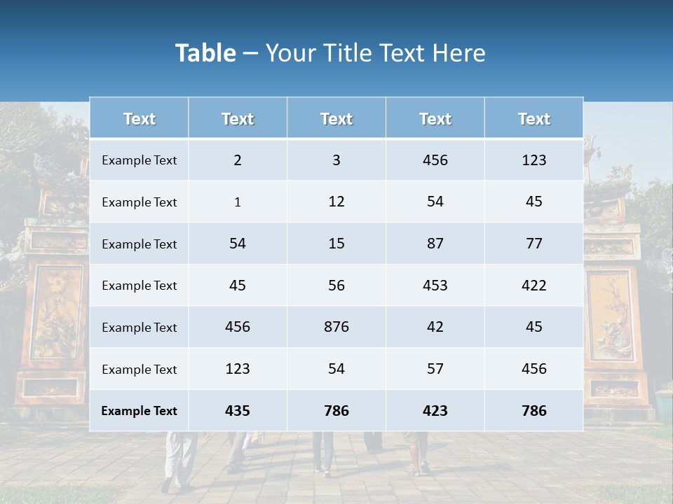 A Group Of People Walking In Front Of A Gate PowerPoint Template