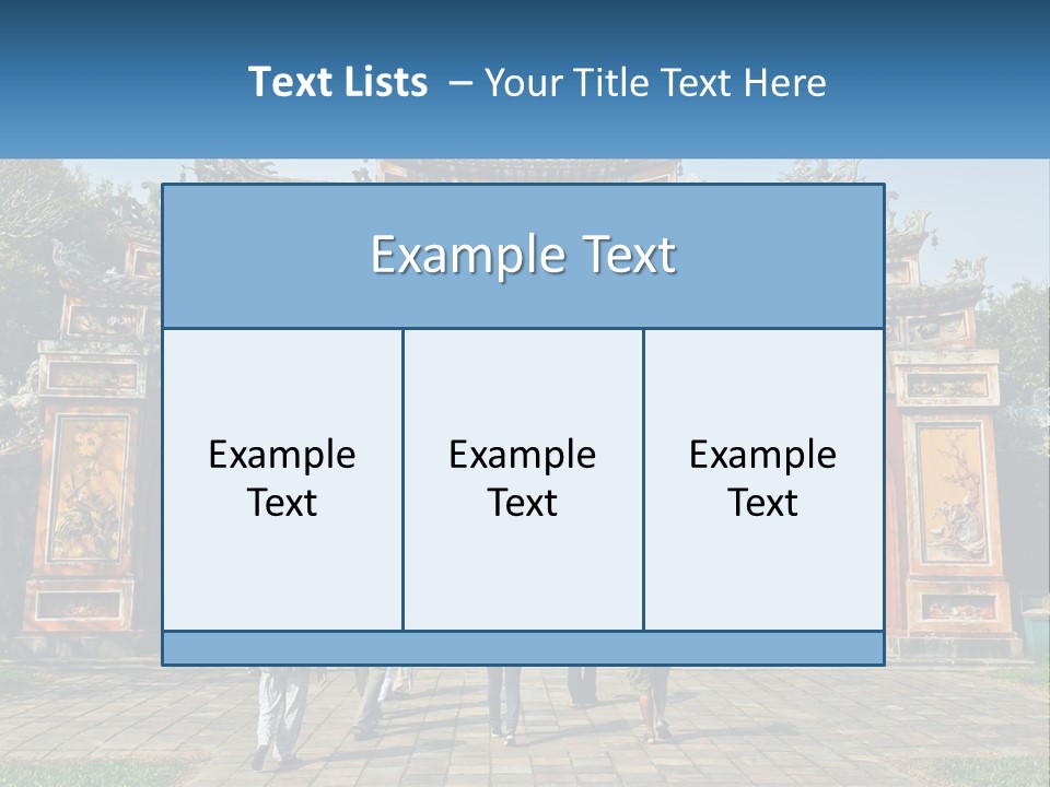 A Group Of People Walking In Front Of A Gate PowerPoint Template