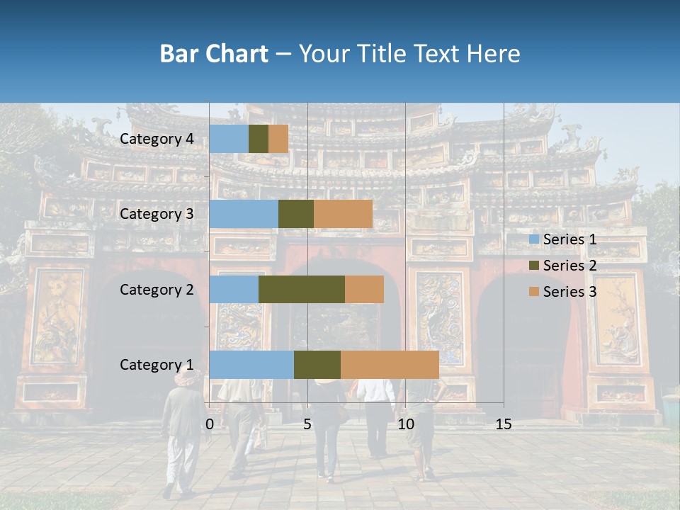 A Group Of People Walking In Front Of A Gate PowerPoint Template