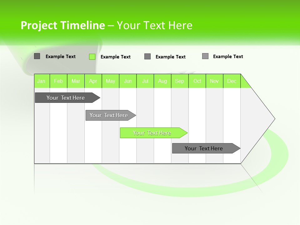 A Green Marker Writing On A White Background Next To A Brain PowerPoint Template