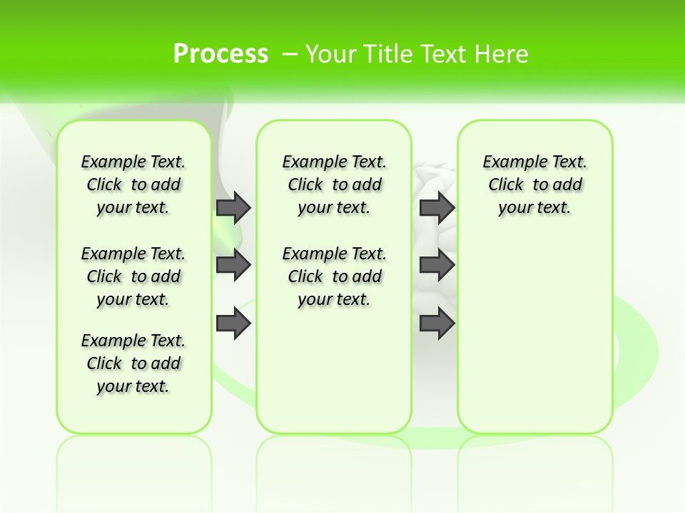 A Green Marker Writing On A White Background Next To A Brain PowerPoint Template