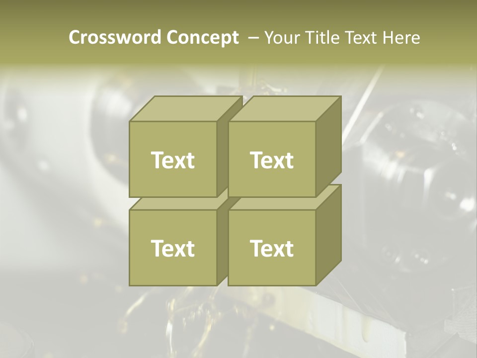 A Machine That Is Pouring Oil On A Piece Of Machinery PowerPoint Template
