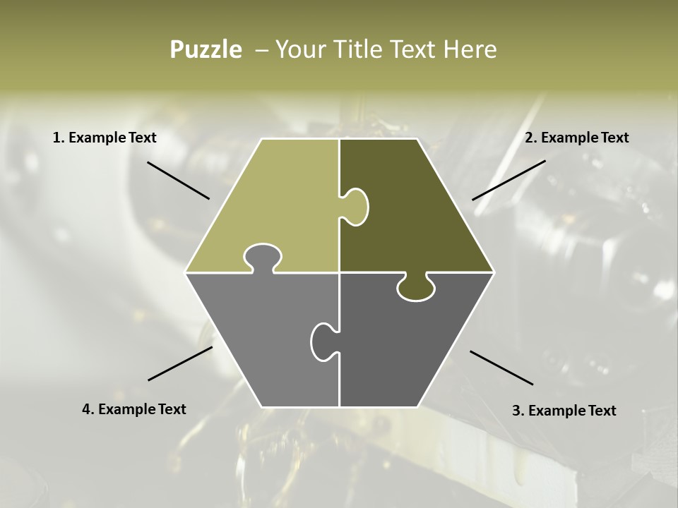 A Machine That Is Pouring Oil On A Piece Of Machinery PowerPoint Template