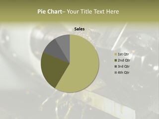 A Machine That Is Pouring Oil On A Piece Of Machinery PowerPoint Template