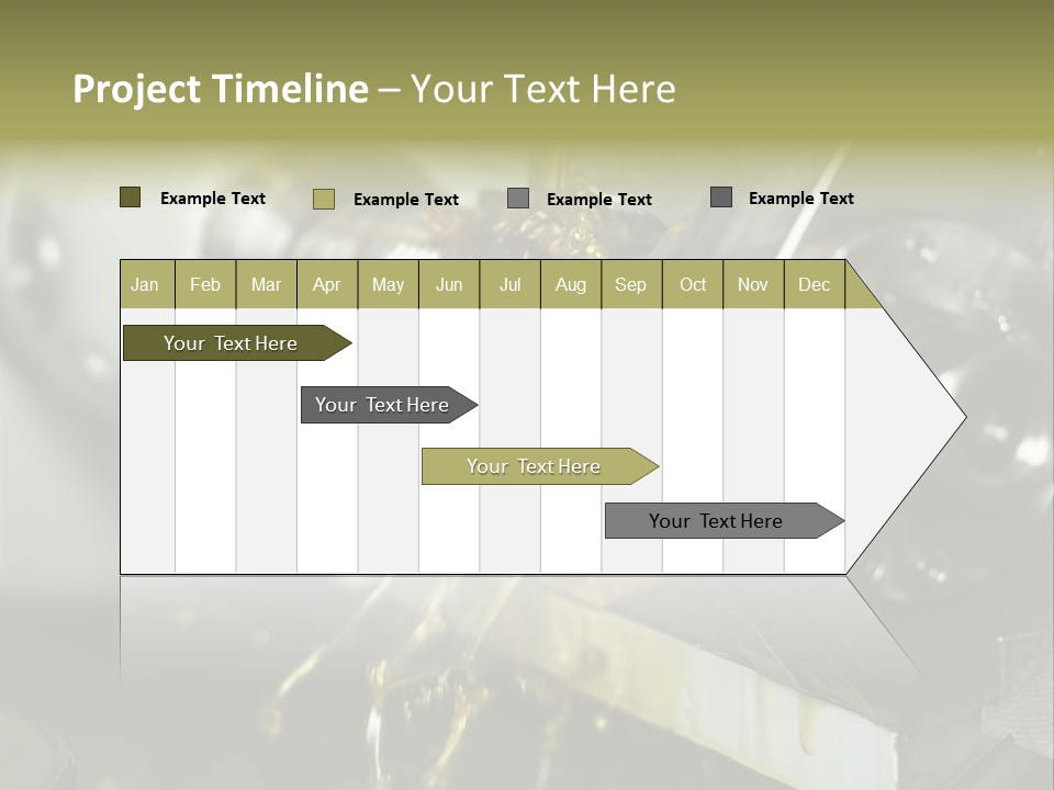 A Machine That Is Pouring Oil On A Piece Of Machinery PowerPoint Template