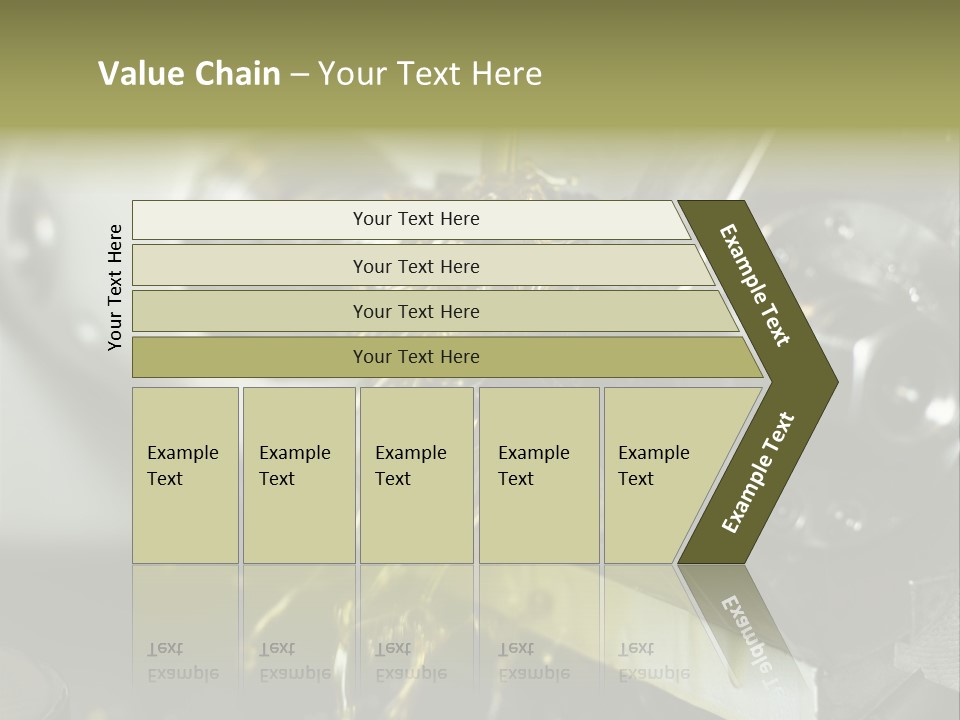 A Machine That Is Pouring Oil On A Piece Of Machinery PowerPoint Template