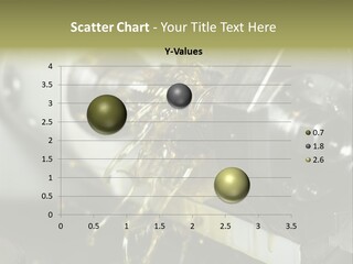 A Machine That Is Pouring Oil On A Piece Of Machinery PowerPoint Template