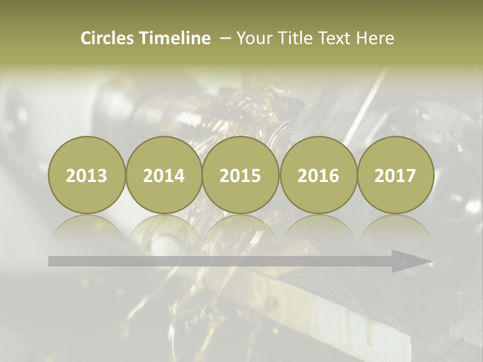 A Machine That Is Pouring Oil On A Piece Of Machinery PowerPoint Template