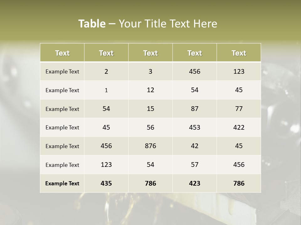 A Machine That Is Pouring Oil On A Piece Of Machinery PowerPoint Template