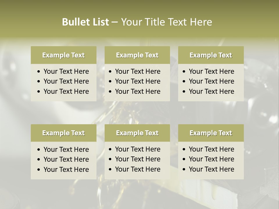A Machine That Is Pouring Oil On A Piece Of Machinery PowerPoint Template