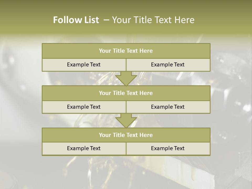 A Machine That Is Pouring Oil On A Piece Of Machinery PowerPoint Template