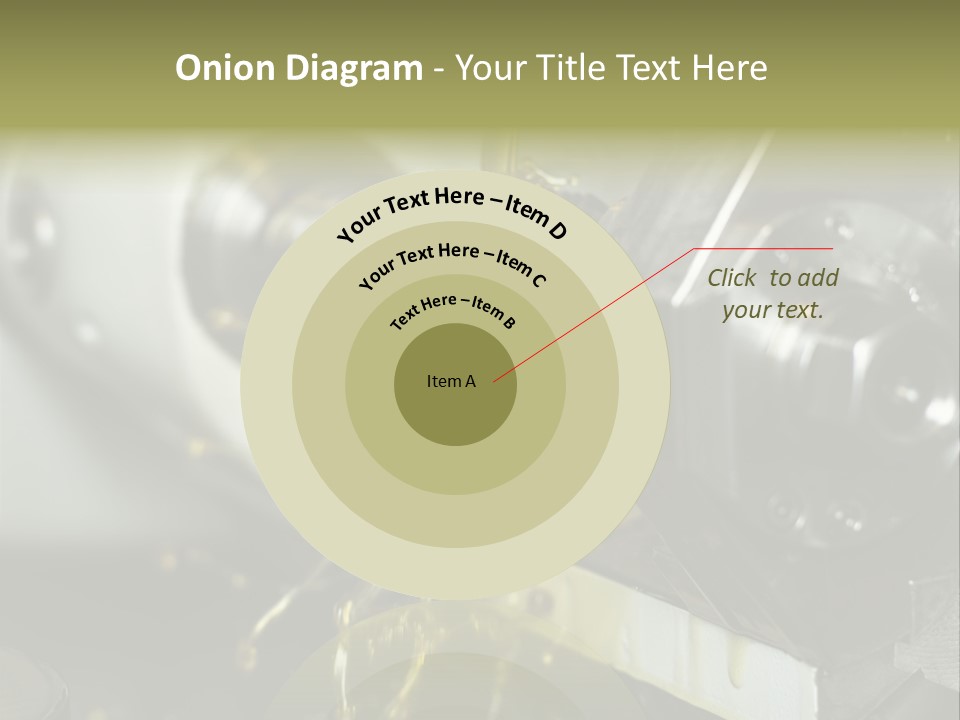A Machine That Is Pouring Oil On A Piece Of Machinery PowerPoint Template