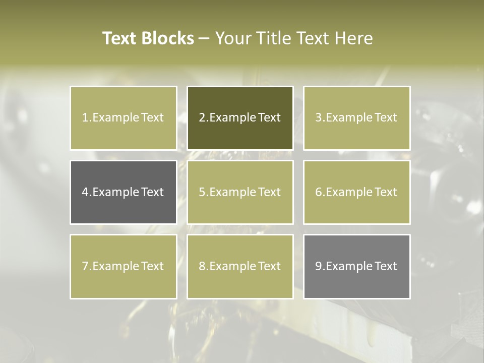 A Machine That Is Pouring Oil On A Piece Of Machinery PowerPoint Template