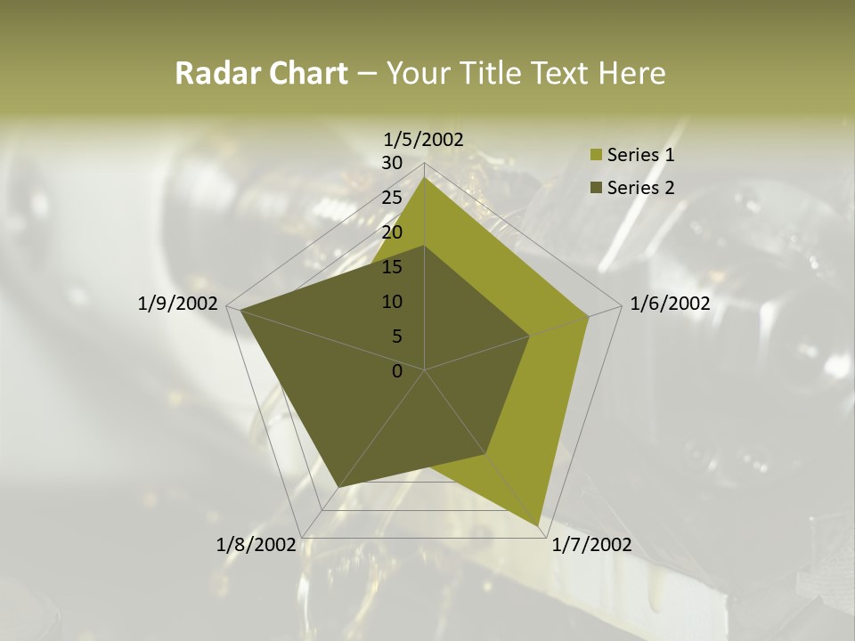 A Machine That Is Pouring Oil On A Piece Of Machinery PowerPoint Template