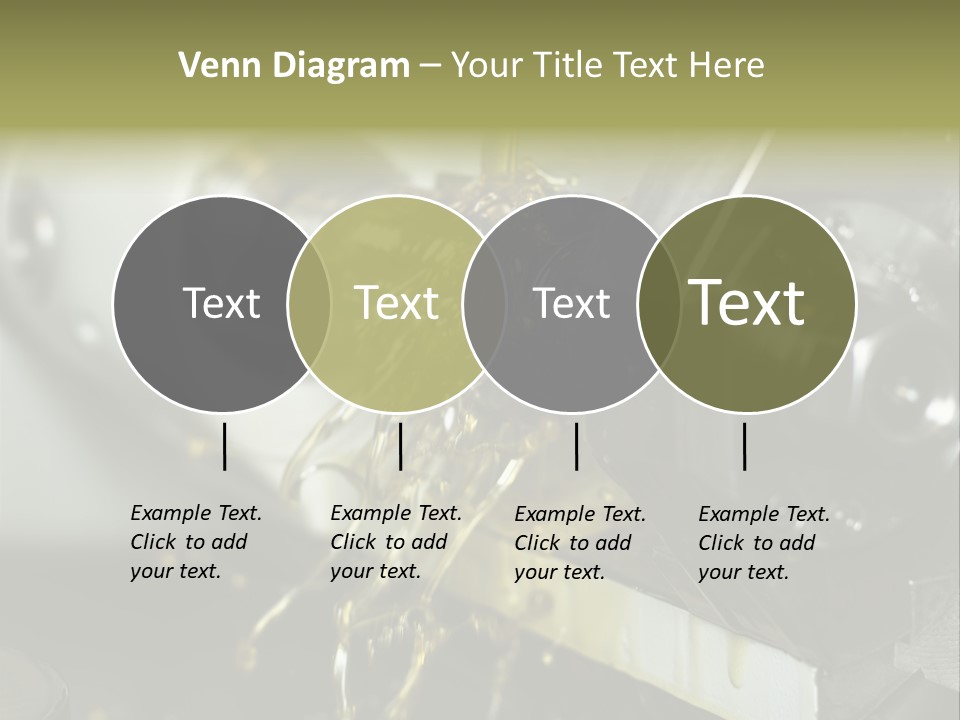 A Machine That Is Pouring Oil On A Piece Of Machinery PowerPoint Template