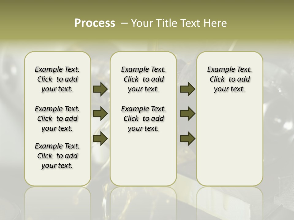 A Machine That Is Pouring Oil On A Piece Of Machinery PowerPoint Template