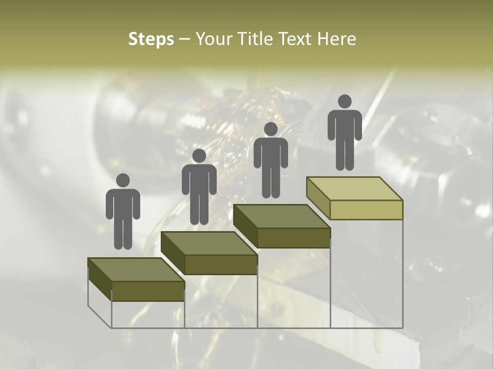 A Machine That Is Pouring Oil On A Piece Of Machinery PowerPoint Template