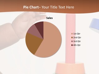 A Baby Is Playing With A Toy In The Middle Of A Presentation PowerPoint Template