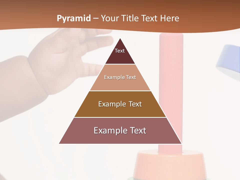 A Baby Is Playing With A Toy In The Middle Of A Presentation PowerPoint Template