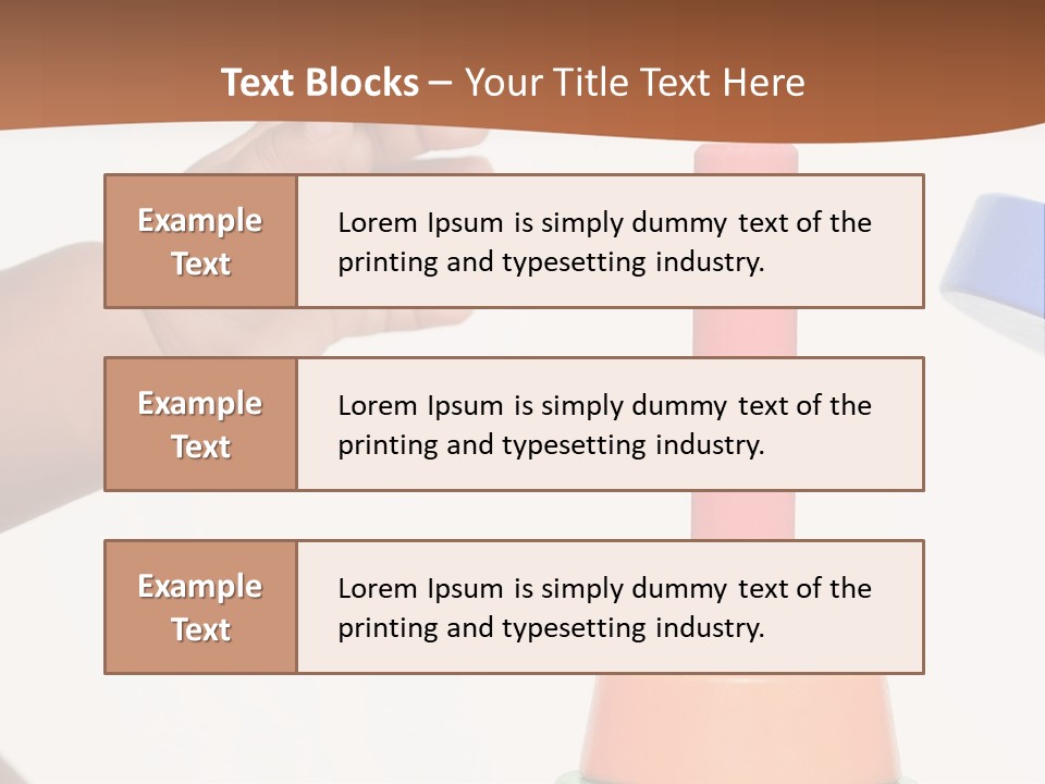 A Baby Is Playing With A Toy In The Middle Of A Presentation PowerPoint Template