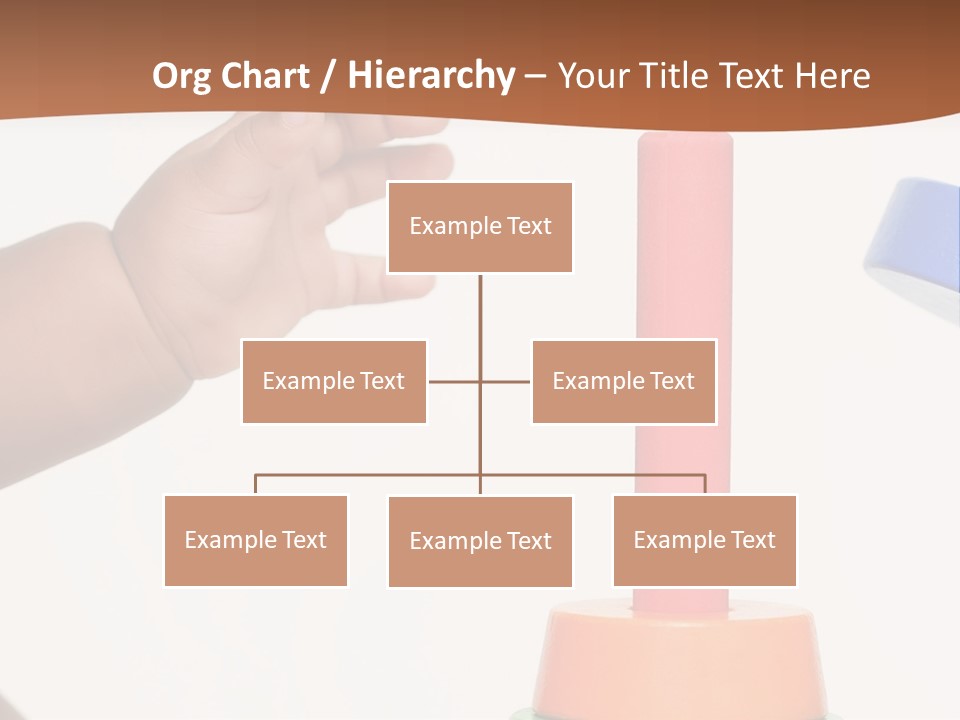 A Baby Is Playing With A Toy In The Middle Of A Presentation PowerPoint Template
