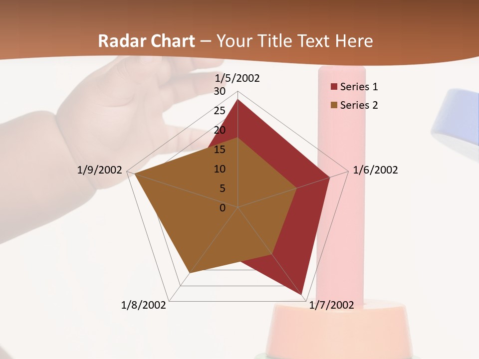 A Baby Is Playing With A Toy In The Middle Of A Presentation PowerPoint Template