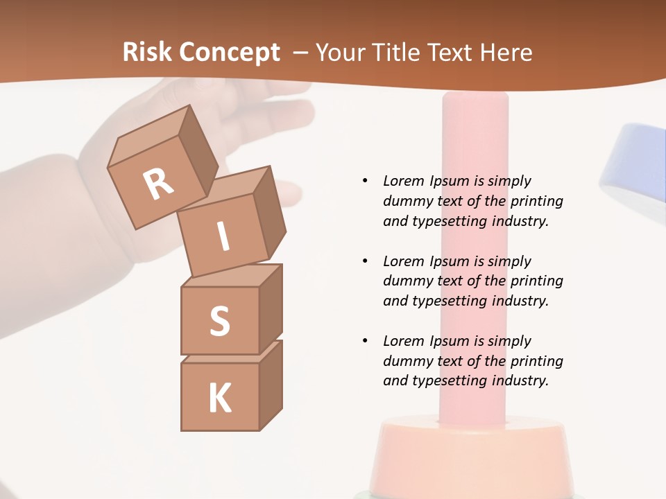 A Baby Is Playing With A Toy In The Middle Of A Presentation PowerPoint Template
