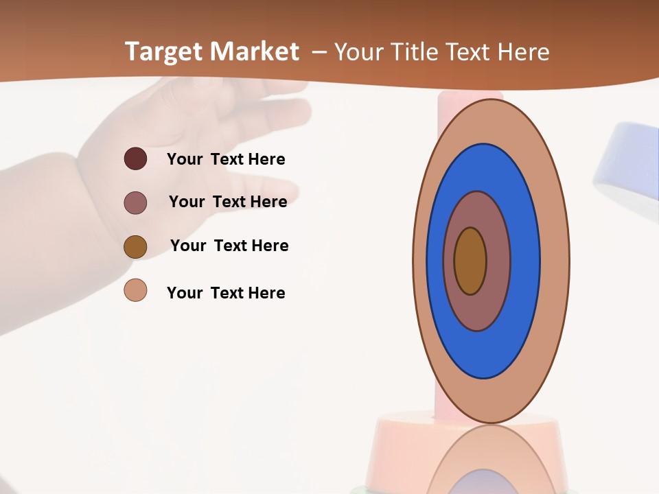 A Baby Is Playing With A Toy In The Middle Of A Presentation PowerPoint Template