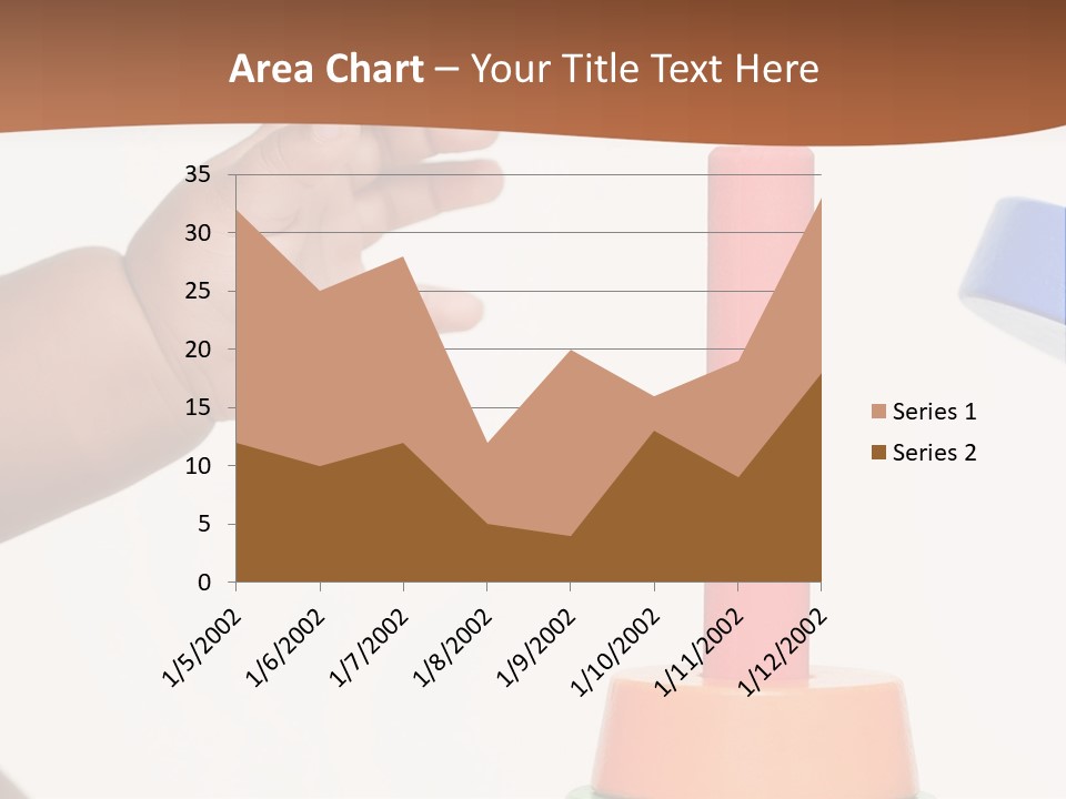 A Baby Is Playing With A Toy In The Middle Of A Presentation PowerPoint Template