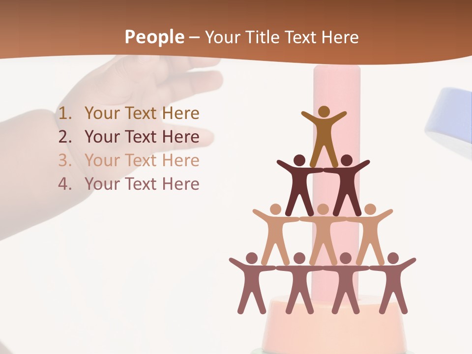 A Baby Is Playing With A Toy In The Middle Of A Presentation PowerPoint Template