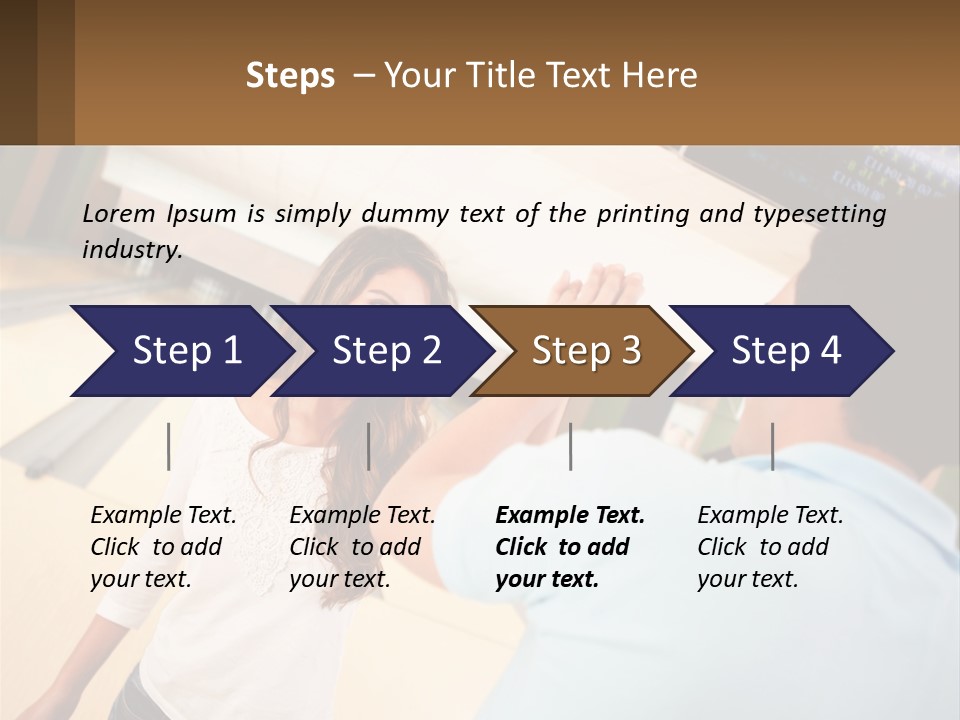 A Man And A Woman Playing A Game Of Bowling PowerPoint Template