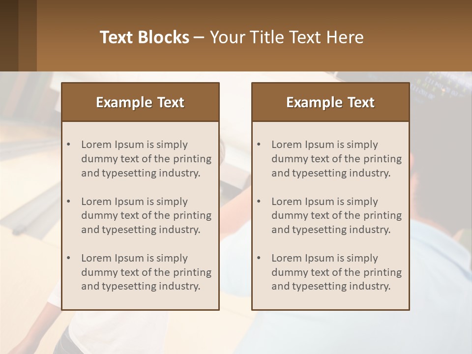 A Man And A Woman Playing A Game Of Bowling PowerPoint Template
