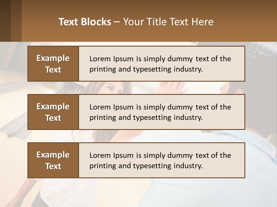 A Man And A Woman Playing A Game Of Bowling PowerPoint Template