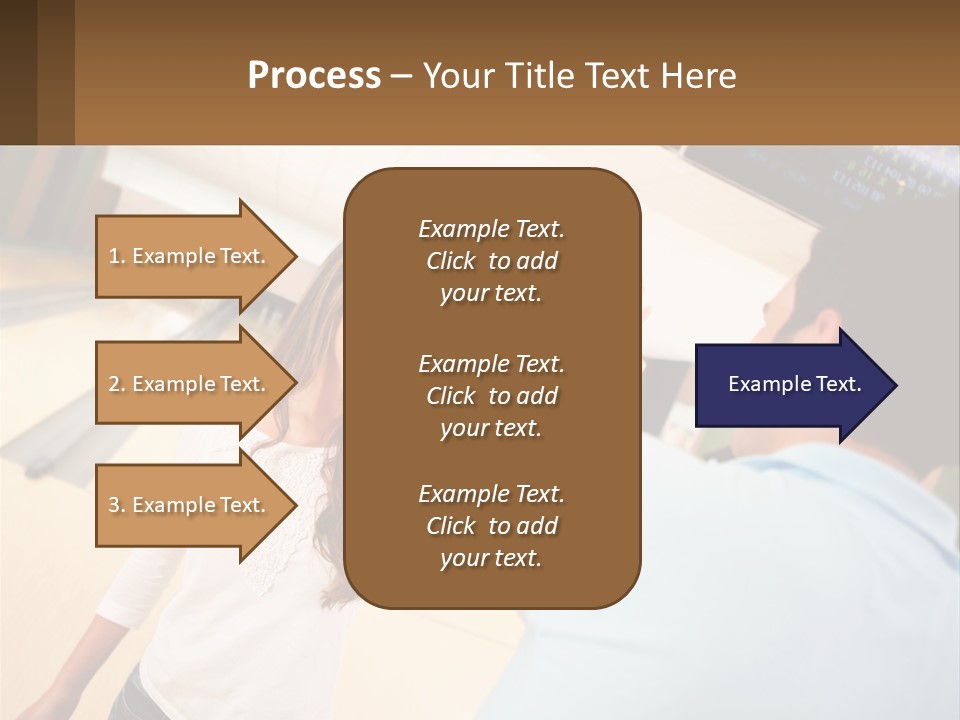 A Man And A Woman Playing A Game Of Bowling PowerPoint Template