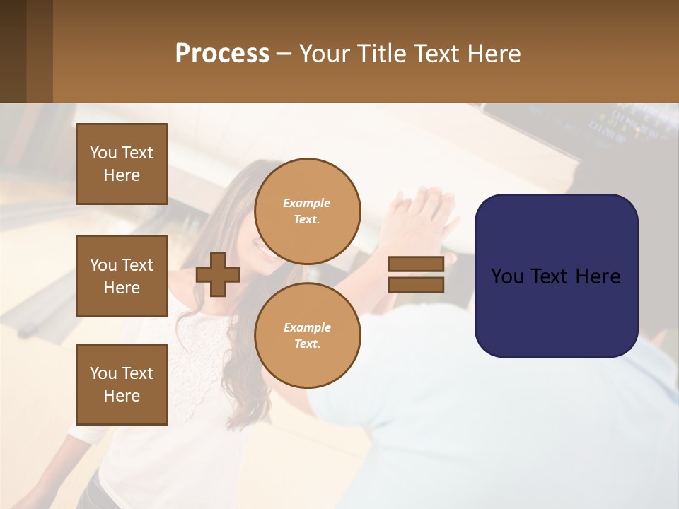 A Man And A Woman Playing A Game Of Bowling PowerPoint Template