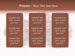 Three Chocolate Balls With Nuts On A White Background PowerPoint Template
