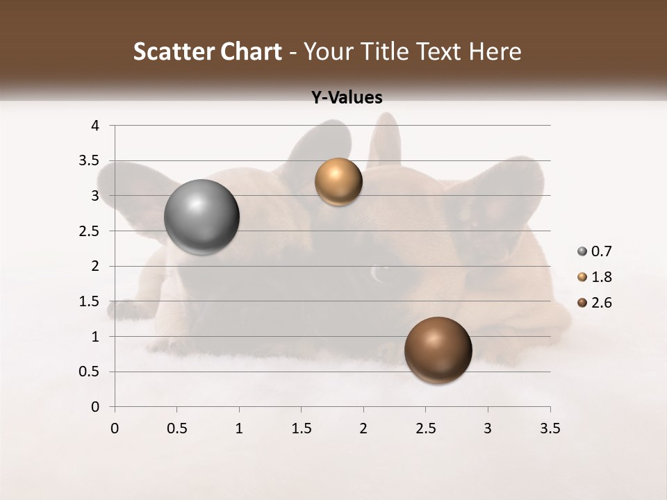 Two Puppies Are Laying Down On A White Carpet PowerPoint Template